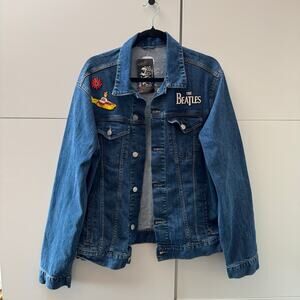 The Beatles Cirque Du Soleil Yellow Submarine Denim Jacket RARE